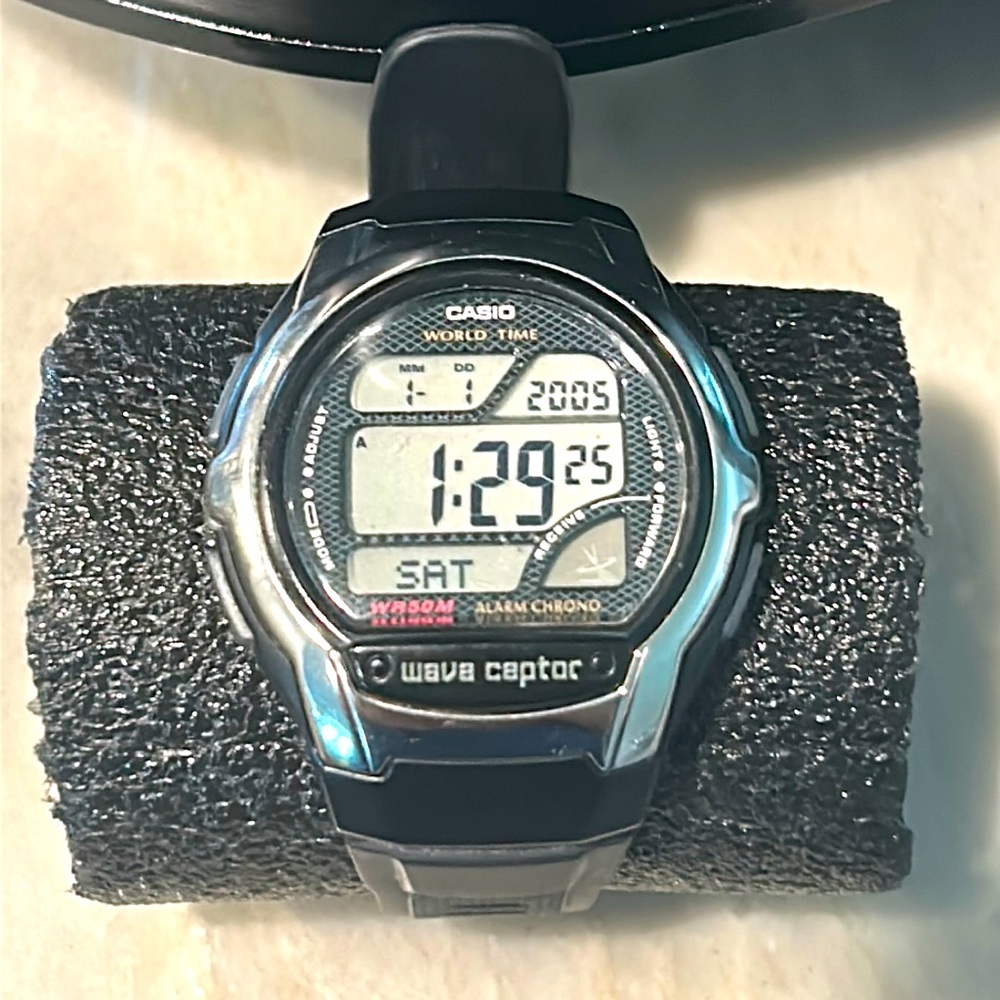 CASIO Men's Wave Ceptor Digital Watch Model WV58 - A